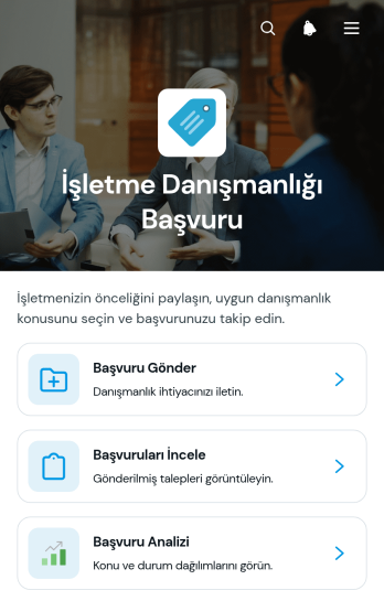 İş Danışmanlığı Başvuru Uygulama Șablonu