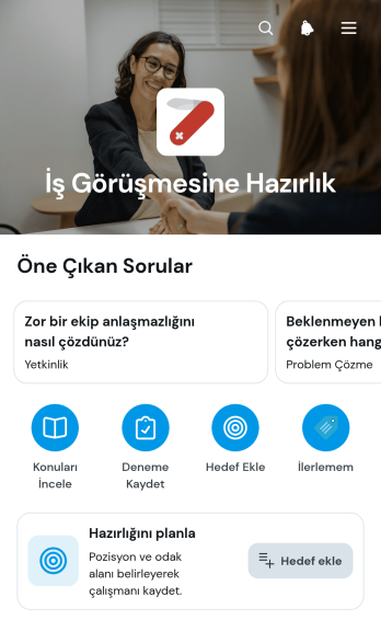 İş Görüşmesine Hazırlık Uygulama Șablonu