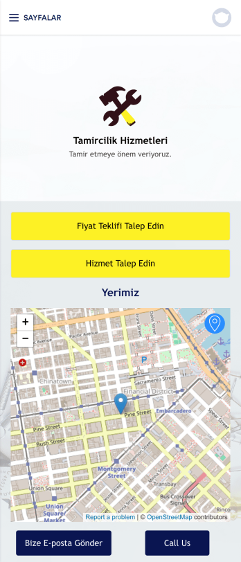 İş Teklifi Uygulaması Template