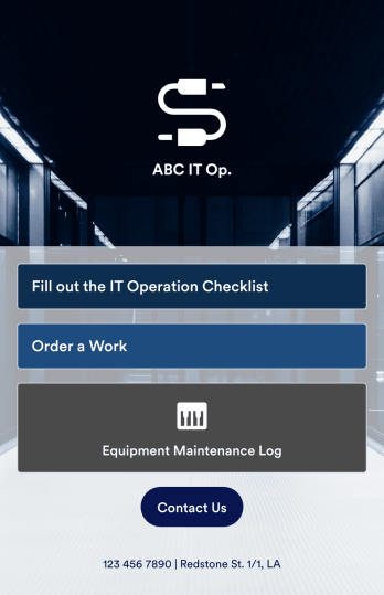 IT Operation Checklist App Template