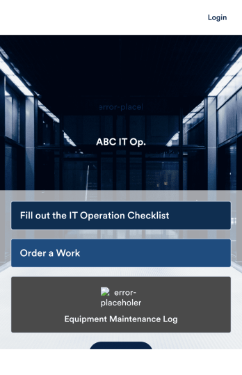 IT Operation Checklist App Template