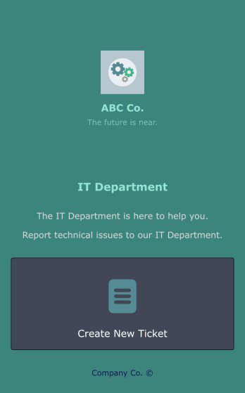 IT Ticketing App Template