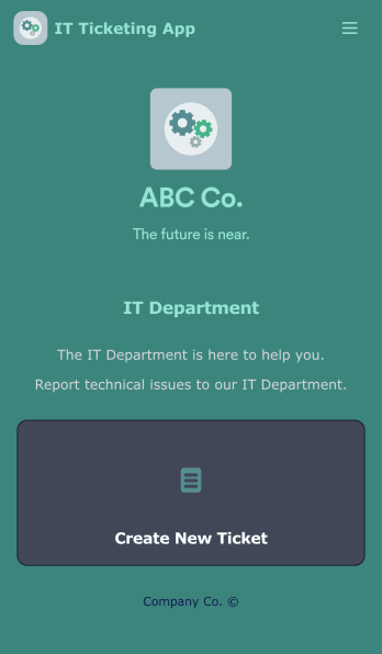 IT Ticketing App Template