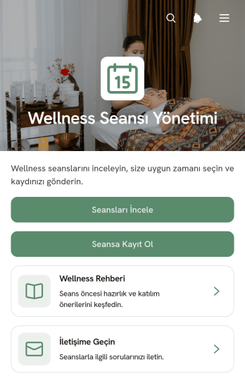 İyi Yaşam Seansı Yönetim Uygulama Șablonu