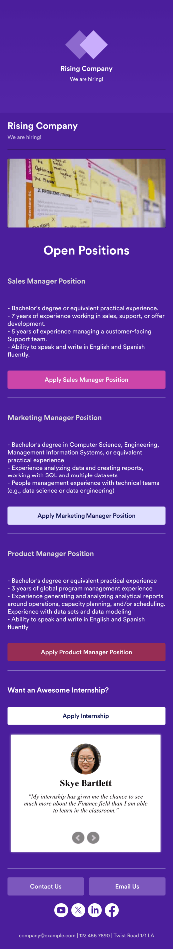 Job Application App Template