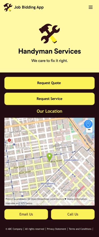 Job Bidding App Template