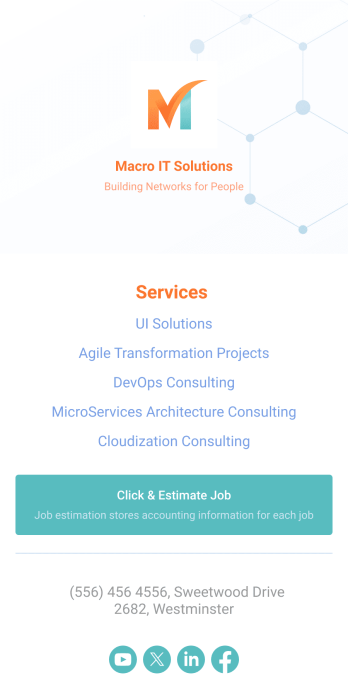 Job Estimate App Template