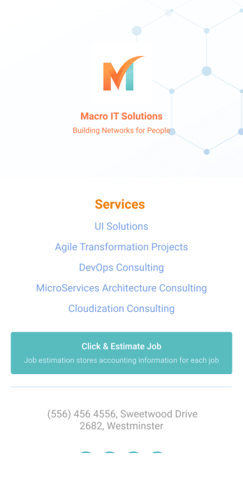 Job Estimate App Template