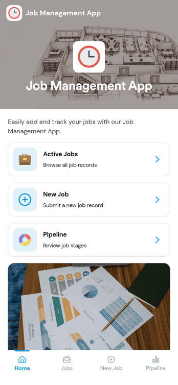 Job Management App Template