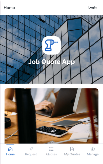 Job Quote App Template