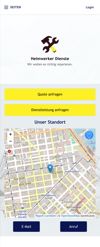 Jobanfrage App Template