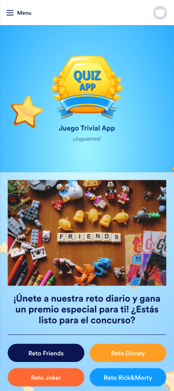 Juego Trivial App Template