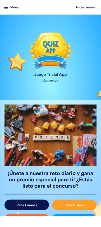 Juego Trivial App Template