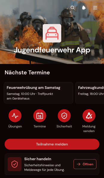 Jugendfeuerwehr-App