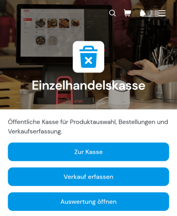 Kassen-App für den Einzelhandel