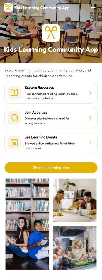 Learning App For Kids