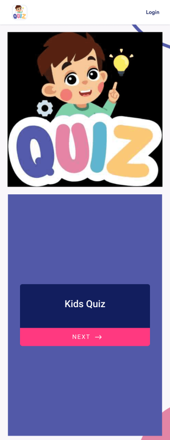 Kids Quiz App Template