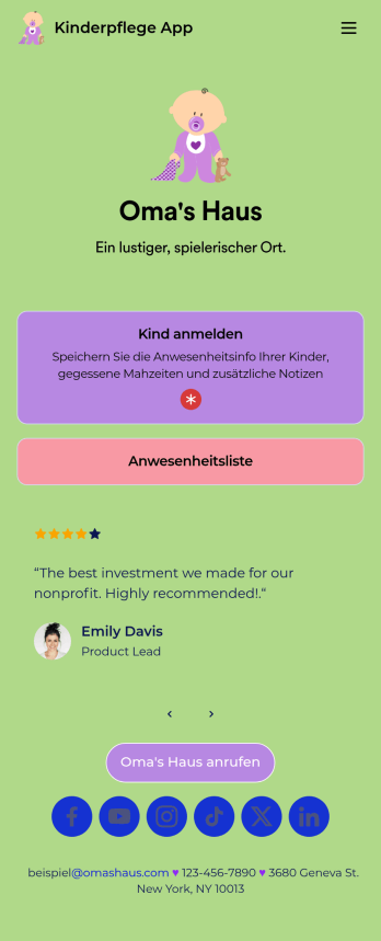 Kinderpflege App