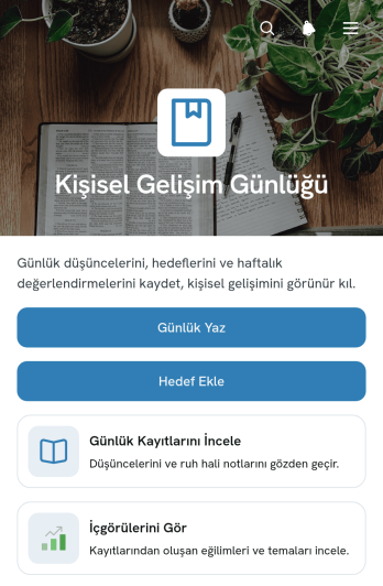 Kişisel Gelişim Günlüğü Uygulama Șablonu