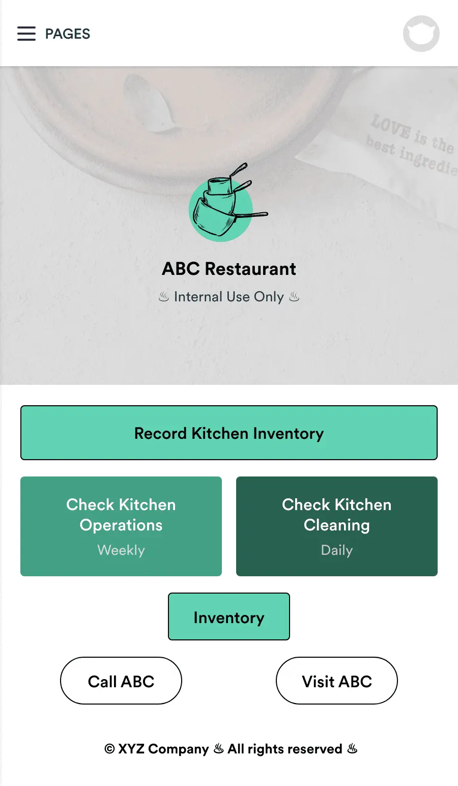 Kitchen Inventory App Template Jotform App Builder