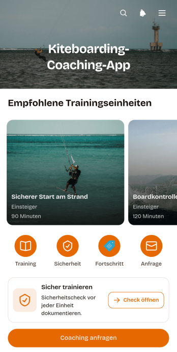 Kitesurf-Trainings-App