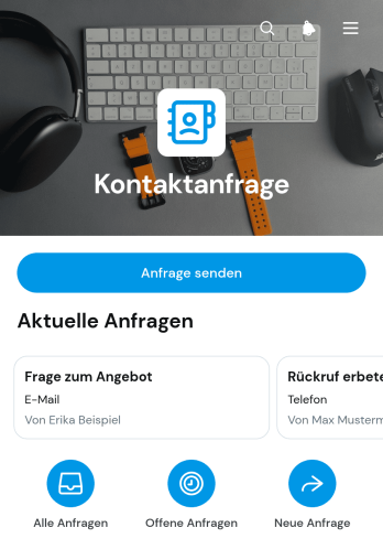 Kontaktanfragen-App