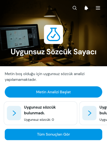 Küfür Sayacı Uygulama Șablonu