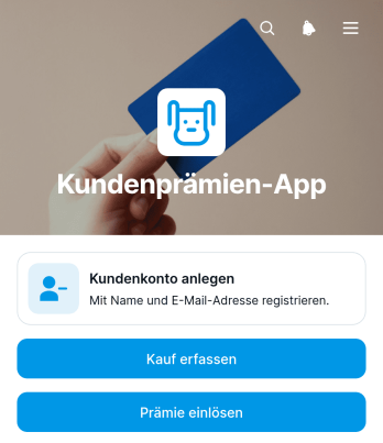 Kundenprämien-App