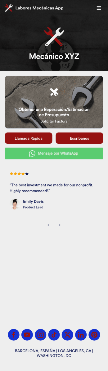 Labores Mecánicas App