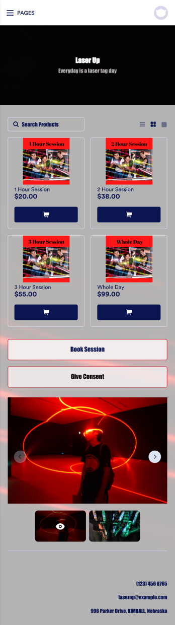 Laser Tag App Template