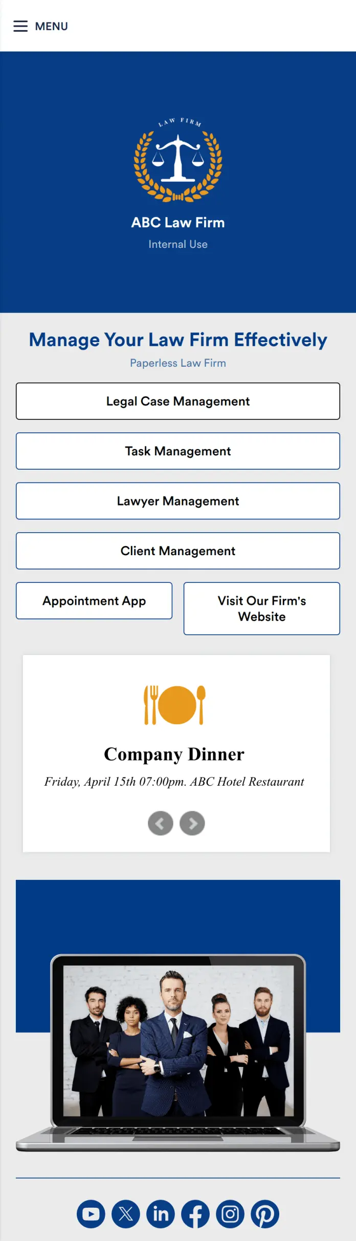 Law Firm App