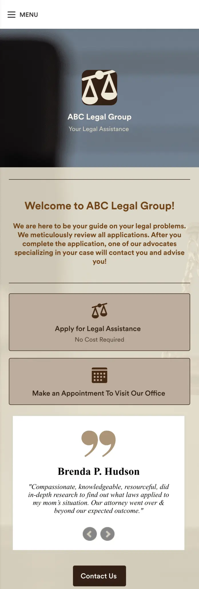 Legal Advice App