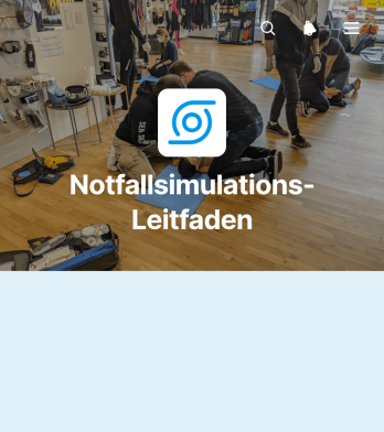 Leitfaden-App für Notfallsimulationen