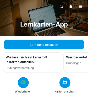Lernkarten-App