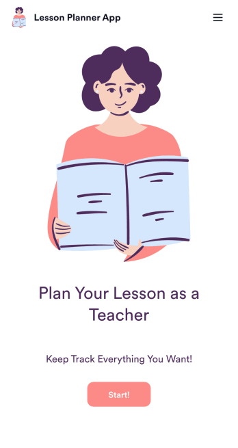 Lesson Planner App Template