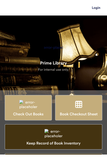 Library Management App Template