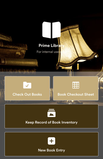 Library Management App Template