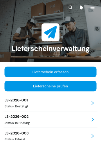 Lieferscheinverwaltungs-App