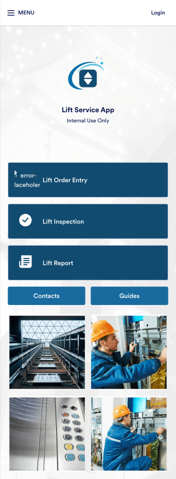 Lift Service App Template
