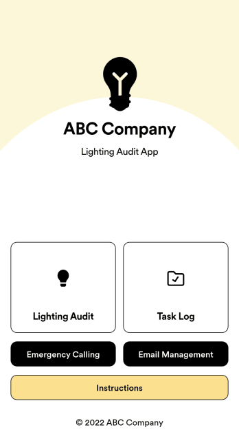 Lighting Audit App Template
