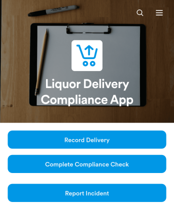 Liquor Delivery Compliance App Template