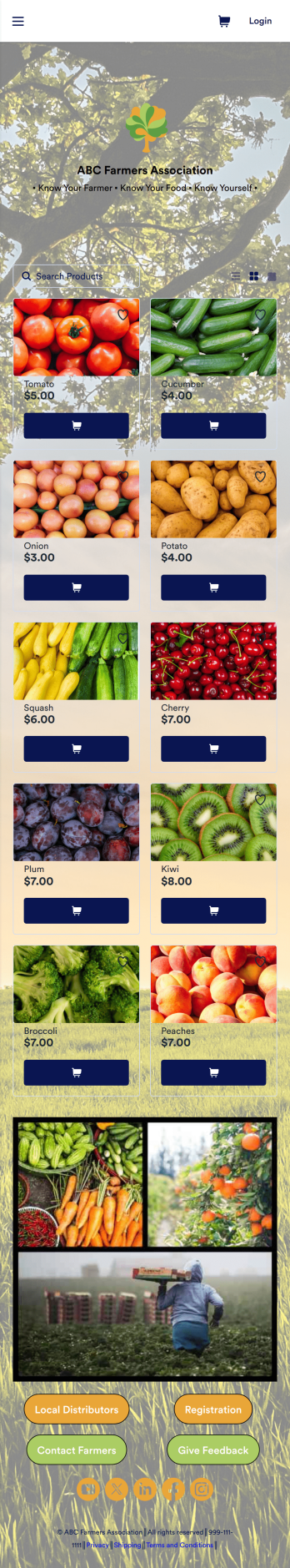 Local Food App Template