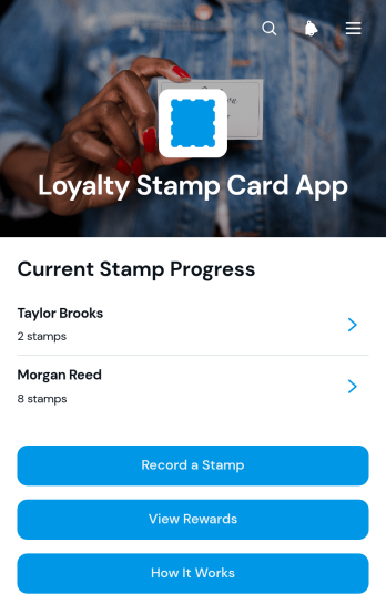 Loyalty Stamp Card App Template