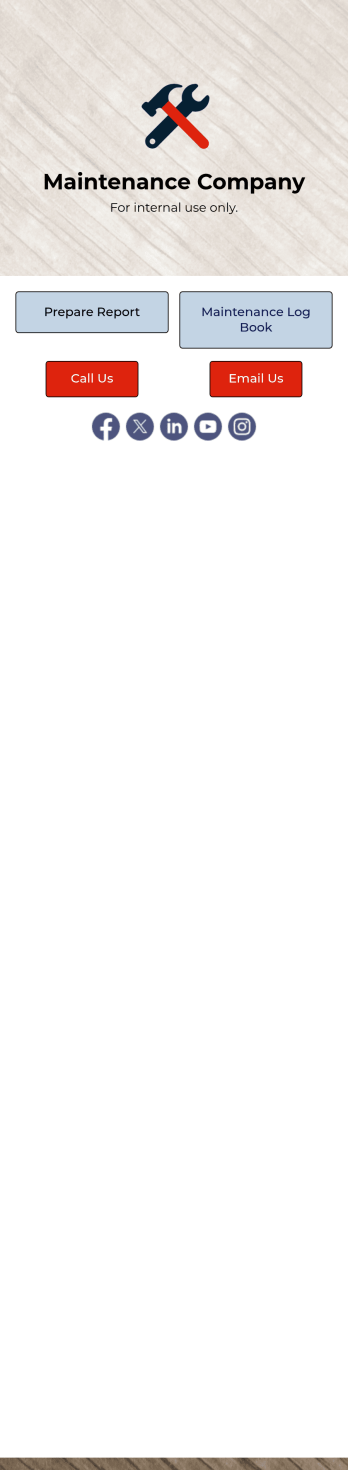 Maintenance Log App Template