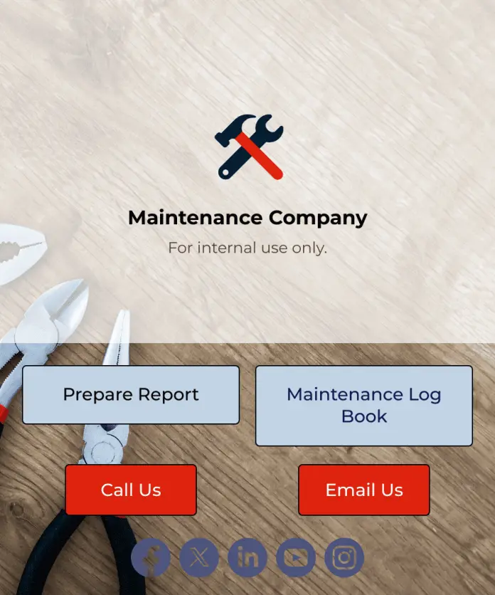 Maintenance Log App