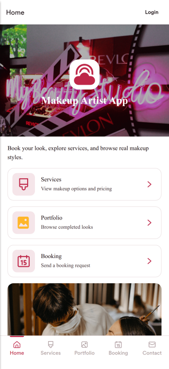 Makeup Artist App Template
