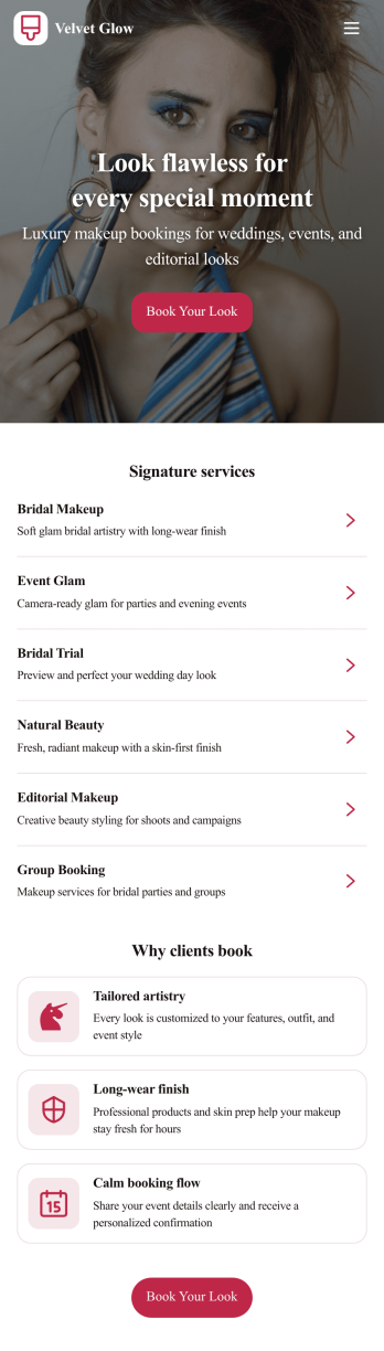 Makeup Artist App Template