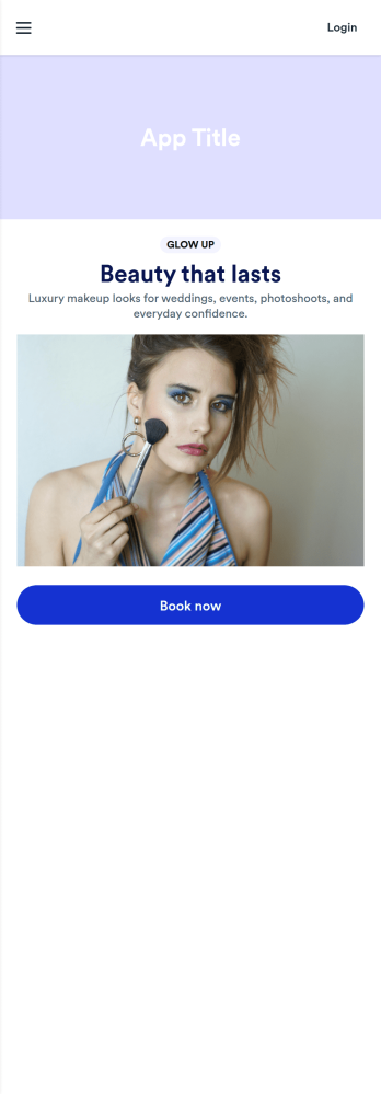 Makeup Salon App Template