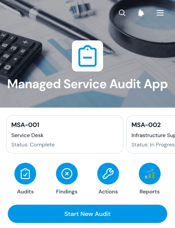 Managed Service Audit App Template