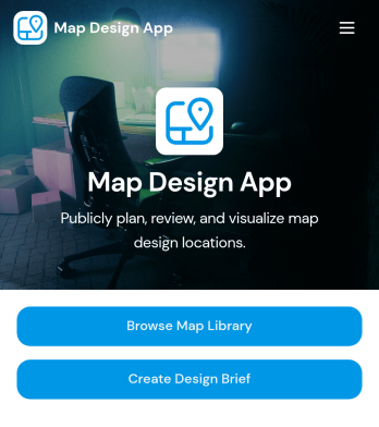 Map Design App Template